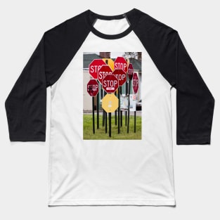 Stop Sign Grove Baseball T-Shirt